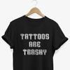 Tattoos Are Trashy T-shirt, Punk Grunge Graphic Tee