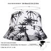 Unisex Coconut Tree Print Personality Bucket Hats Fishermen Caps Outdoor Casual Cap Sunscreen Hat