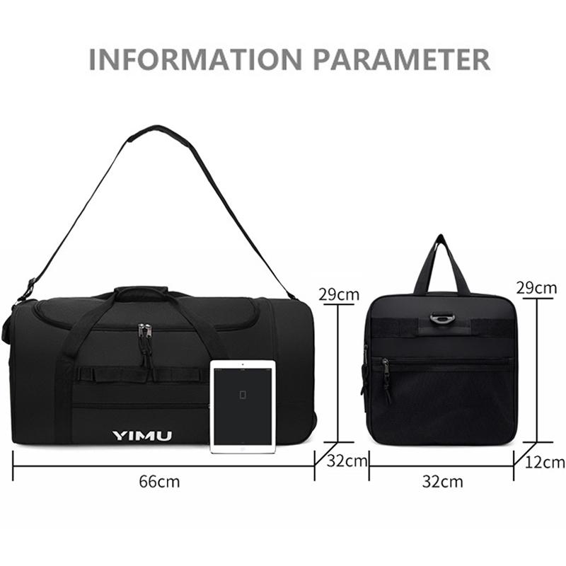 Large-capacity Foldable Travel Bag, One-shoulder Portable Tug Bag, Business Trip Portable Luggage Bag Storage Bag