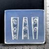 Flexible Silicone Crafting Mould With 3D Embossed Pattern For Nail Art Accessories And Resin Jewelry