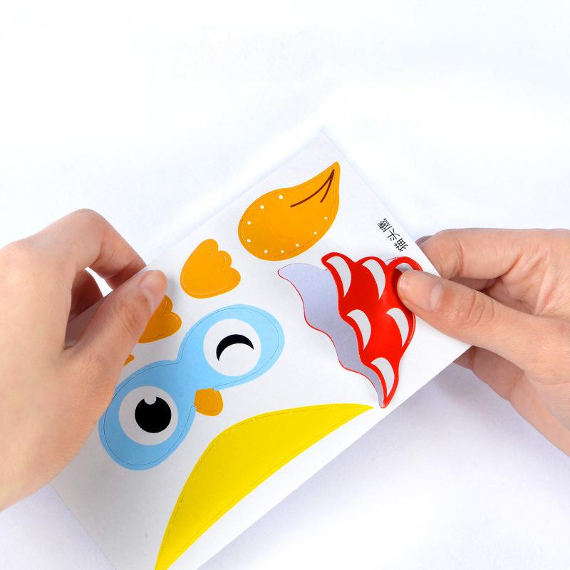 Kreatywne DIY Ręcznie Robione Kubki Papierowe 12 Stylów Zestaw Naklejki Dla Dzieci Kolorowe Zabawne Kubki Papierowe Rzemiosło Zwierzęcy Papierowy Kubek Zabawka Z Taśmą