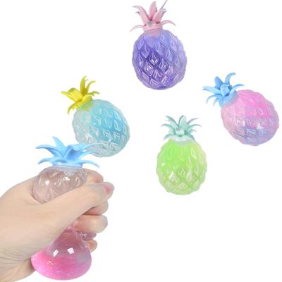Squishy Ananas Frukt Fidget Leksak - Stresslindring Hand Anti-Ångest Stretchbar Långsam Uppstigande Kreativ Sensorisk Leksak