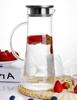 1500ml Transparent Heat-Resistant Glass Pitcher - Hot/Cold Water, Juice & Beverage Container, Easy Clean