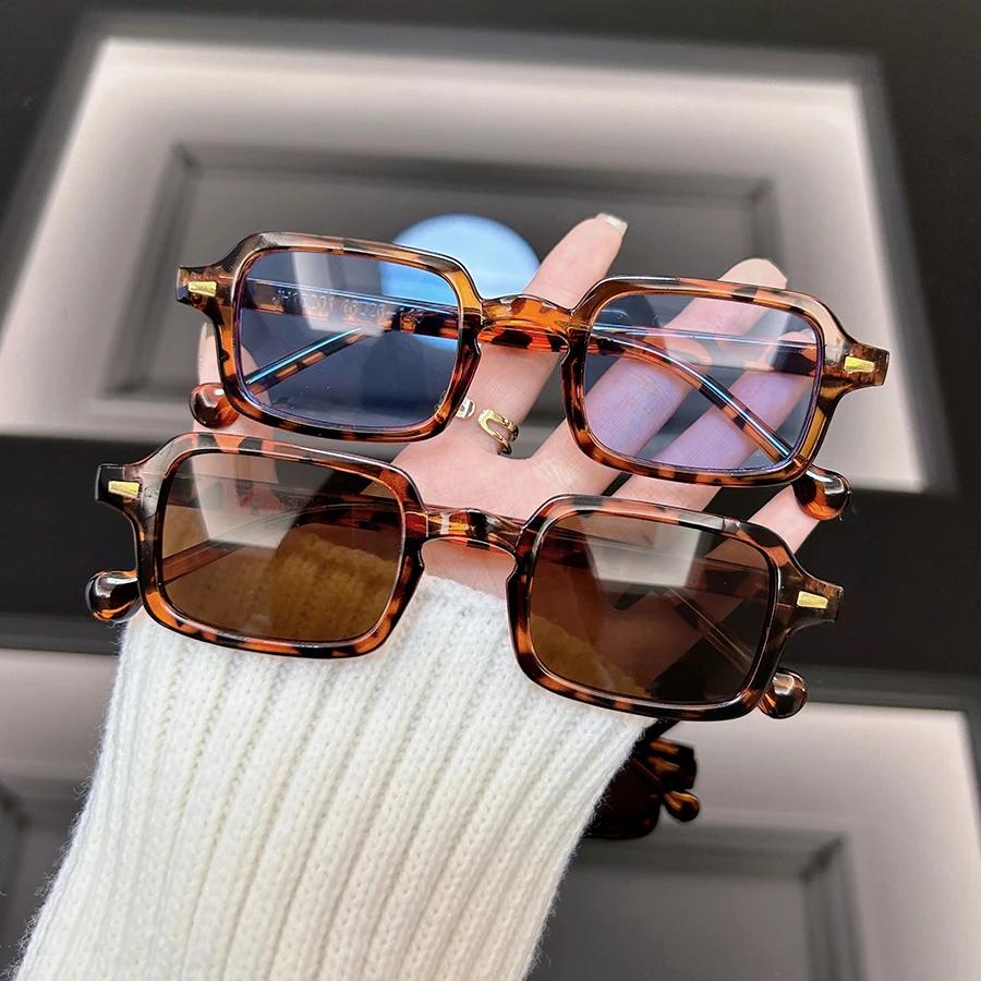 Square Vintage Sunglasses Women Men Brand Designer Female Male Sun Glasses Female Fashion Retro Outdoors Mirror
