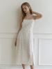 KINDABABY Bloom Flower Ribbon Dress - White