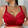 Women S Plus Size Minimizer Bra Shiny Pattern Pure Desire Lace Lingerie