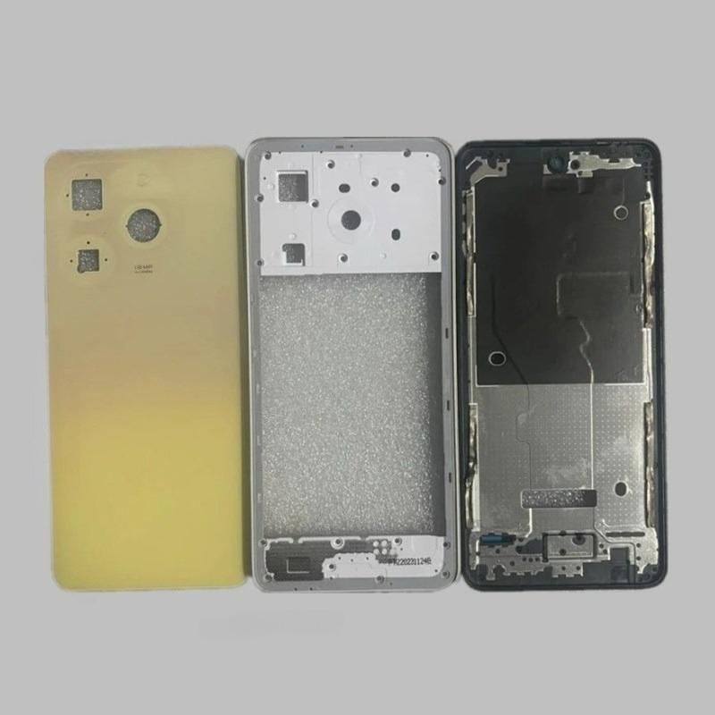 Battery Back Cover Battery + Middle Frame Holder Housing Replacement Part for Tecno Spark Go 2024