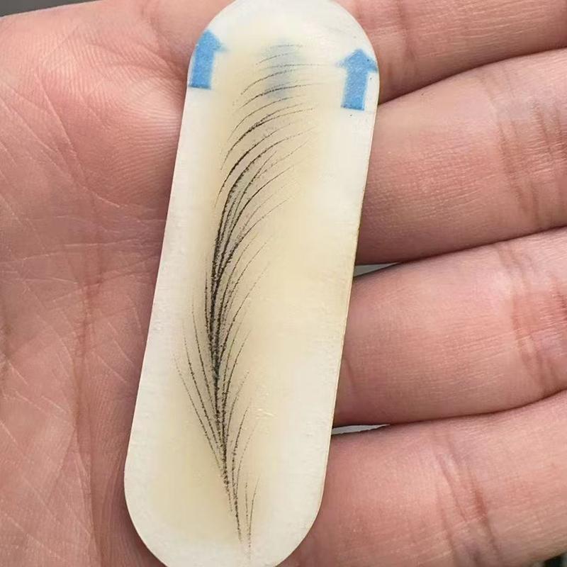 1/5/10Pcs Tattoo Real Operation Transfer Sticker Skin Eyebrow Line Practice Permanent Silicone Tattoo Training Supply