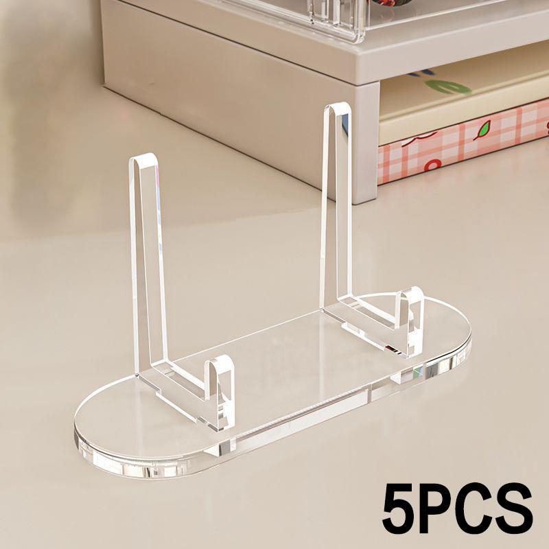 5Pc Acrylic Clear Stand Acrylic Easel Display Stand Multi-Functional Display Stand For Plate Cards