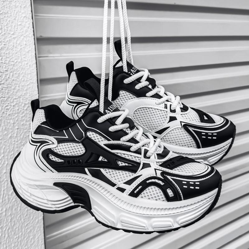 New Fashion New Men's Fashion Casual Low Top Sports Shoes Students Thick Sole Comfortable Sneakers Boys Male Classic Breathable Basketball Shoes