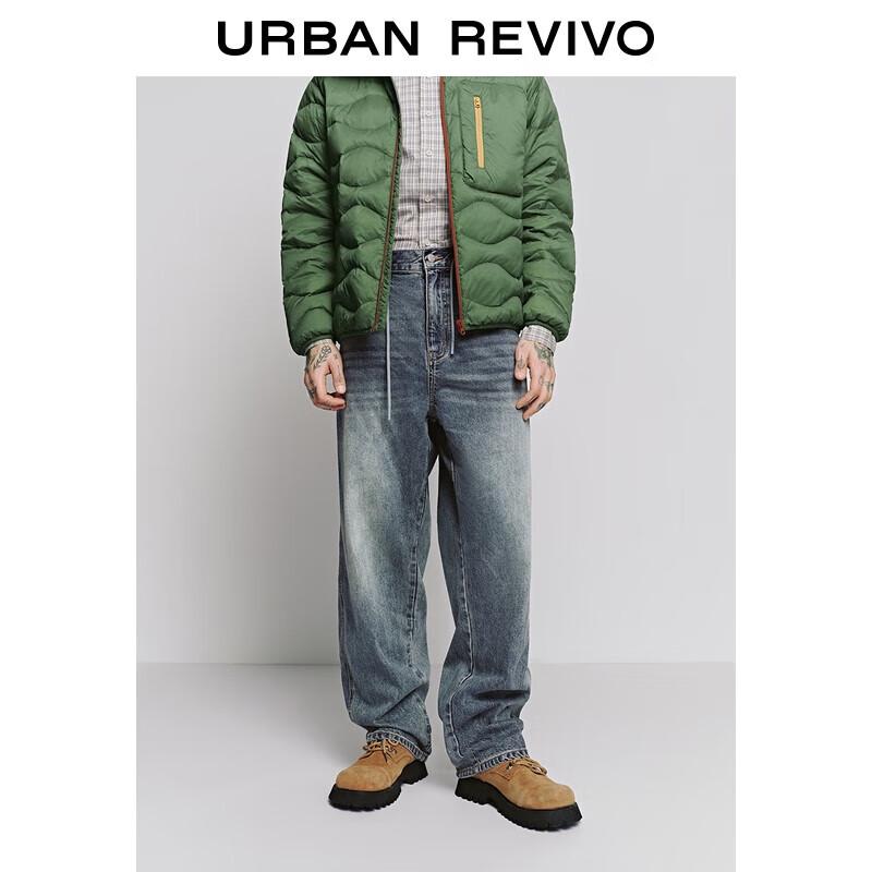 

Мужские джинсы UR из выстиранного денима свободного кроя на кулиске 31