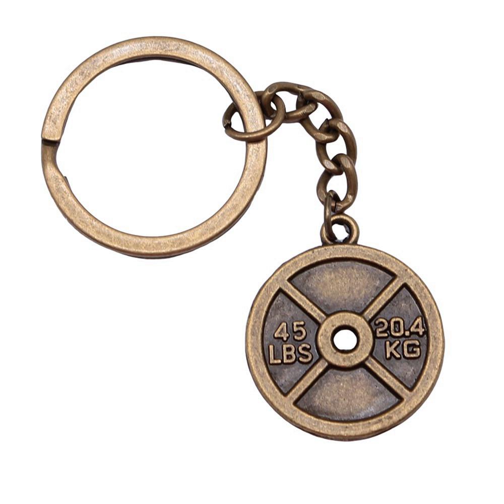 Metal Fittings Yoga Keychain Sport Theme Key Ring Souvenir 28mm