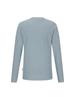 FERRAROMILANO Long Sleeve Garment-Dyed Round Sweater Deep Blue (Am0Erd15146)