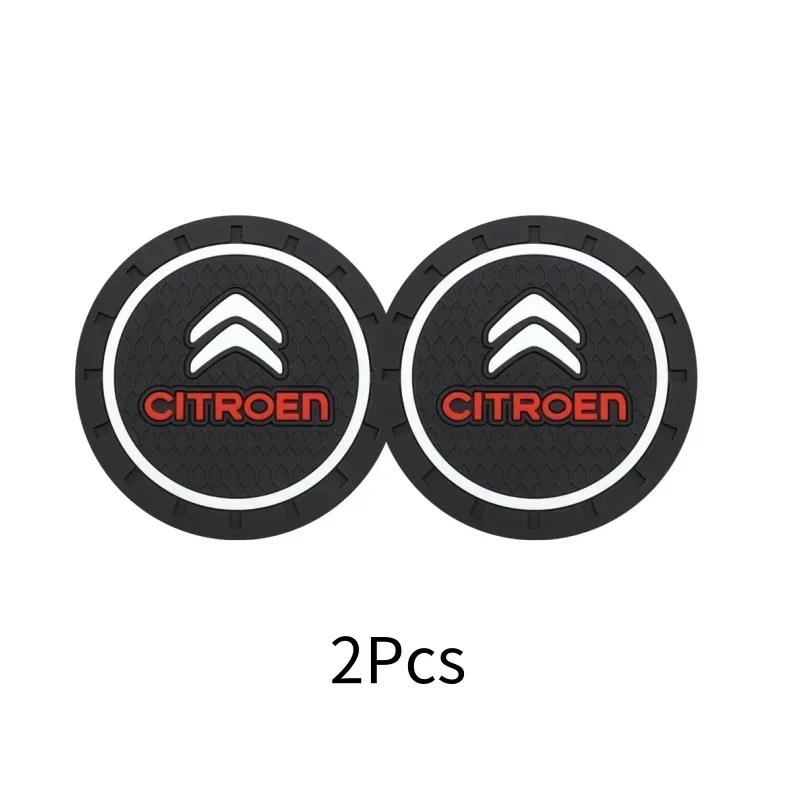 

PVC Car Water Coaster Cup Mat for Citroen C4 Berlingo Cactus C5 Xsara Sega Picasso Aircross C4L Saxo X7 C6 Interior Accessorry