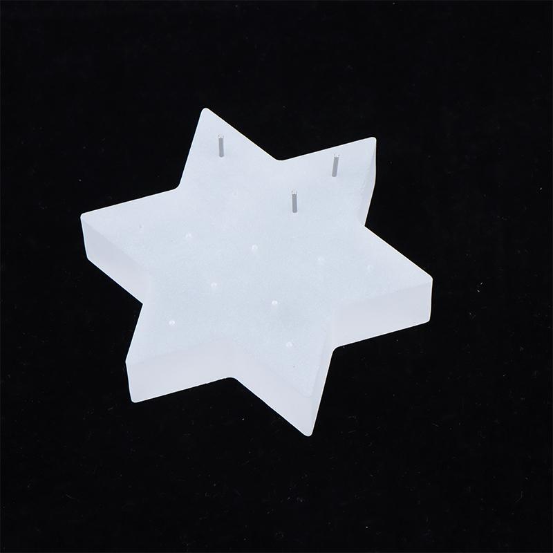 

Acrylic Display Board 9/11/13/20/21-Hole Display Board 16G 14G High Brightness And High Transparency Jewelry Display Hexagram