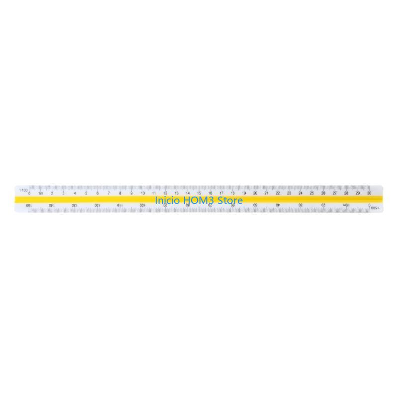 A5YD Drafting Ruler Architecture Ruler 1:100, 1:200, 1:250, 1:300, 1:500