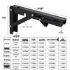 Heavy Duty Stainless Steel Folding Triangle Wall Support Bracket