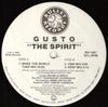 12inch Record GUSTO  The Spirit BR1967 Bullet Records 1995 US Dance  Electronica Used