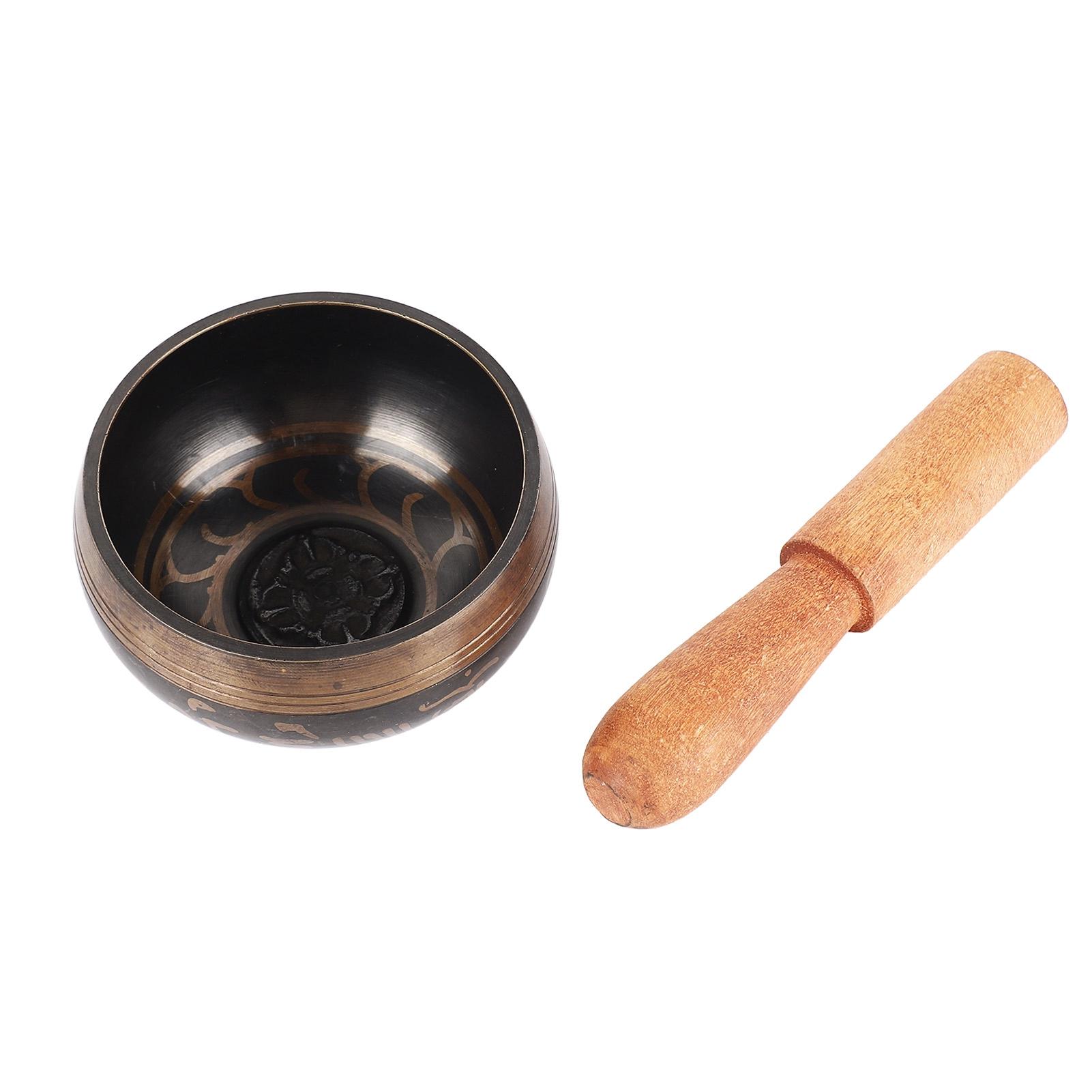 

8 см Медная Поющая Чаша с Деревянной Палочкой Будда Поющая Чаша для Йоги Медитации Музыки Исцеления