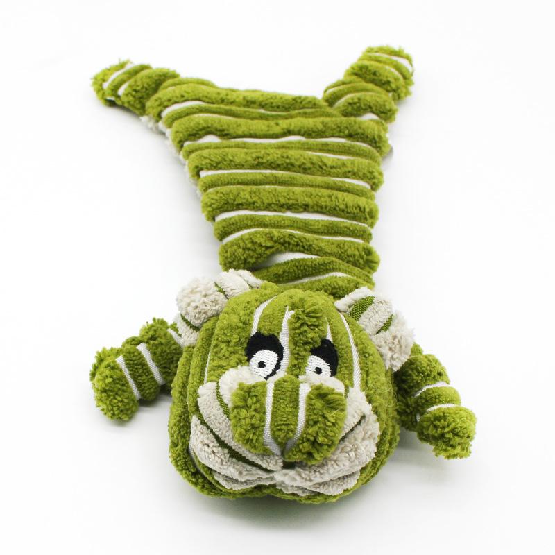 Corduroy Animal Dog Toy Plush Bite Puppy Chew Squeak Pet Toy Supplies
