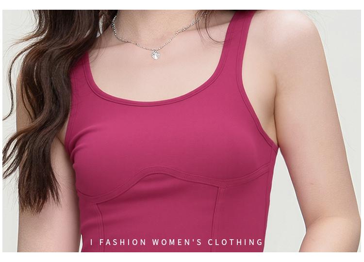 Summer Trendy Hot Girl Fashion Vest Strap Slimming Sleeveless Solid Color Slimming Bottom Top