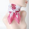 65cm Baotou Quadratisches Tuch Damen Frühling und Sommer Chiffon Bedrucktes Dünnes Baumwolltuch Vielseitiges Dekortuch Haarband