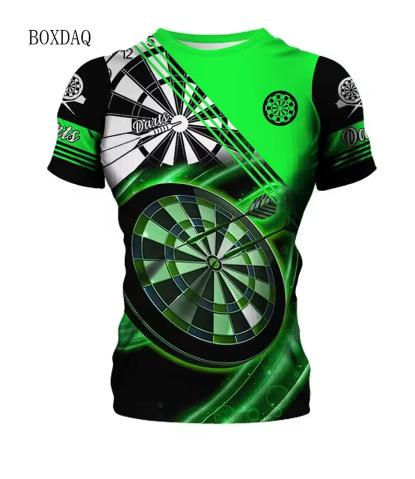Bar Entertainment Darts Club Entertainment Indoor Sports Summer Men 3D Harajuku Print Casual XXS