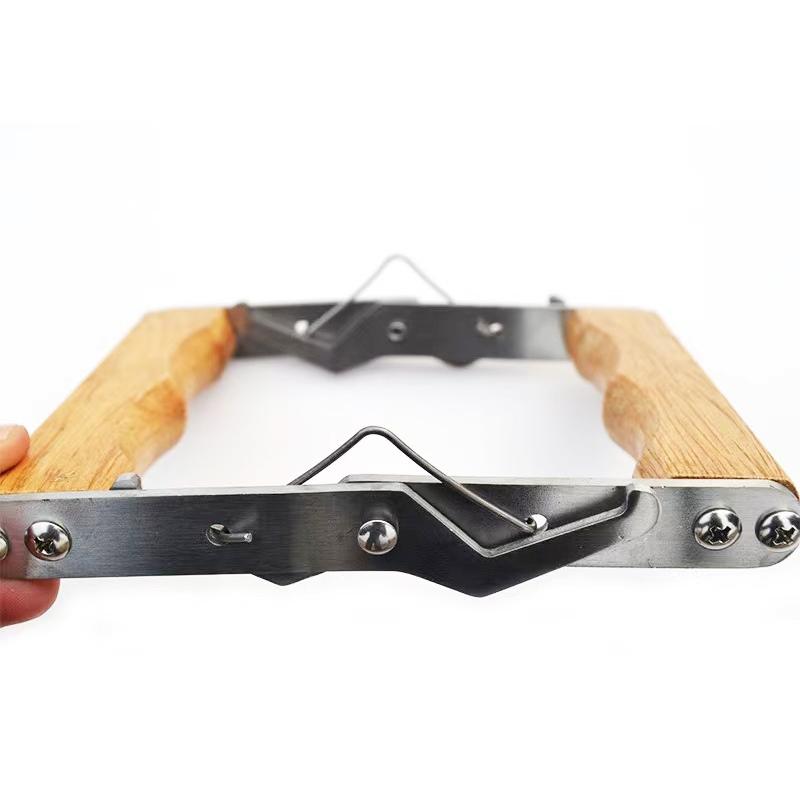 Supporto per telaio per arnia in acciaio inox, impugnatura per telaio di cattura, morsetto per arnia, accessori per apicoltura, strumento per aumentare il miele delle api