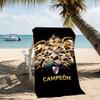 Beach Towel with Club Atlético River Plate Pattern - soft,absorbent,machine washable Lightweight&Modern,swimming,Travel Essentials