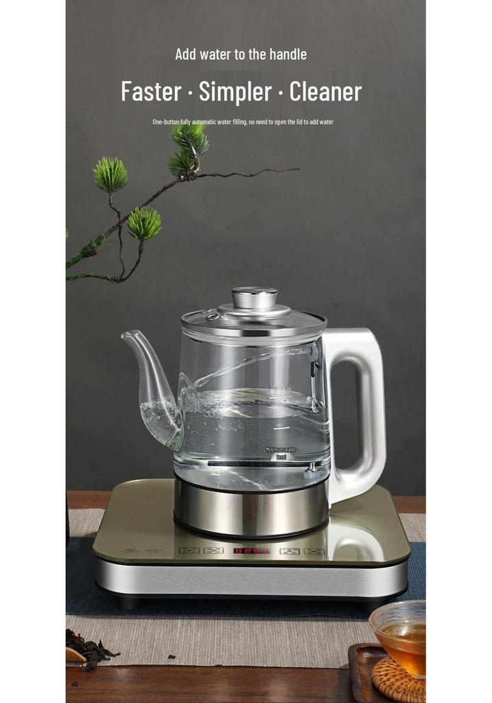 High-Power Automatic Water Filling & Boiling Kettle, 1.5L Capacity, Integrated for Home Use.