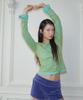 RESIS Layered See-Through T-Shirt [Green] / Rf3Lts506