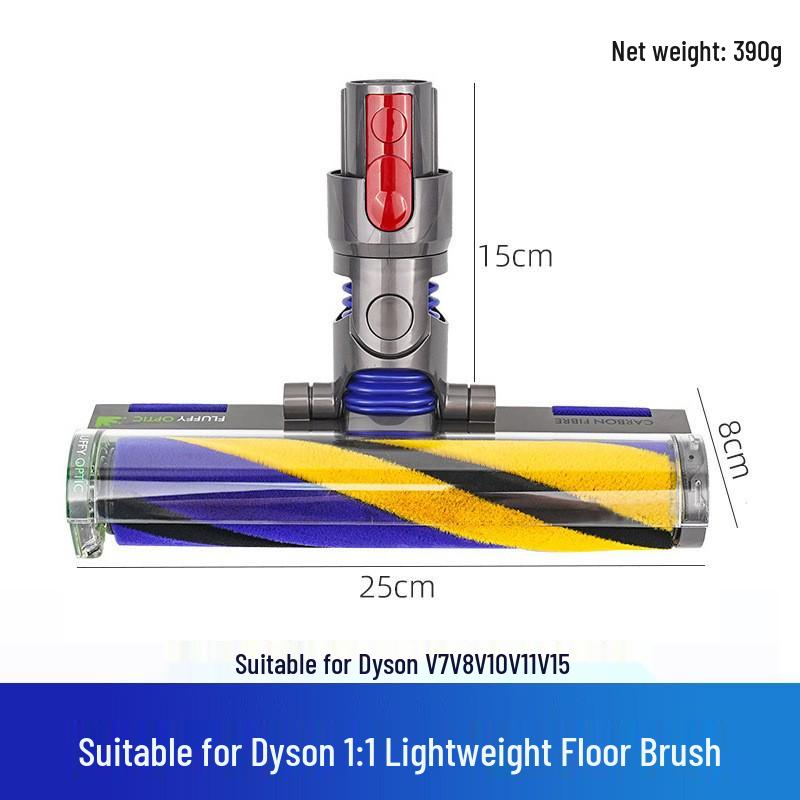 Compatible Electric Suction Floor Brush Head for Dyson V6 V8 V10 Vacuums