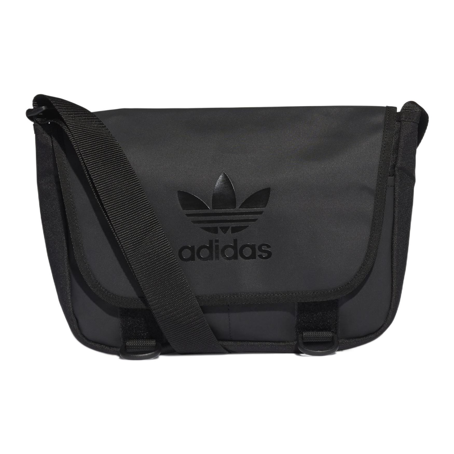 

Adidas Originals Trefoil Large Logo TPU Messenger Bag Unisex bags Black HD7187 Pure Black
