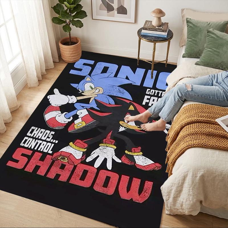 Sonic Adventure Living Room Nonslip Area Rug Soft Carpet For Bedroom Game Playroom Sofa Office Home Decor Doormat Christmas Gift C922365