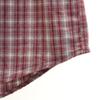 DAVID TAYLOR Check Pattern Short sleeve Button down shirt XL Red series Men's Used