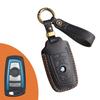 Leather Key Cover Is Suitable for BMW 5 Series 730li Car Key Bag Car Keycase Chain High-end