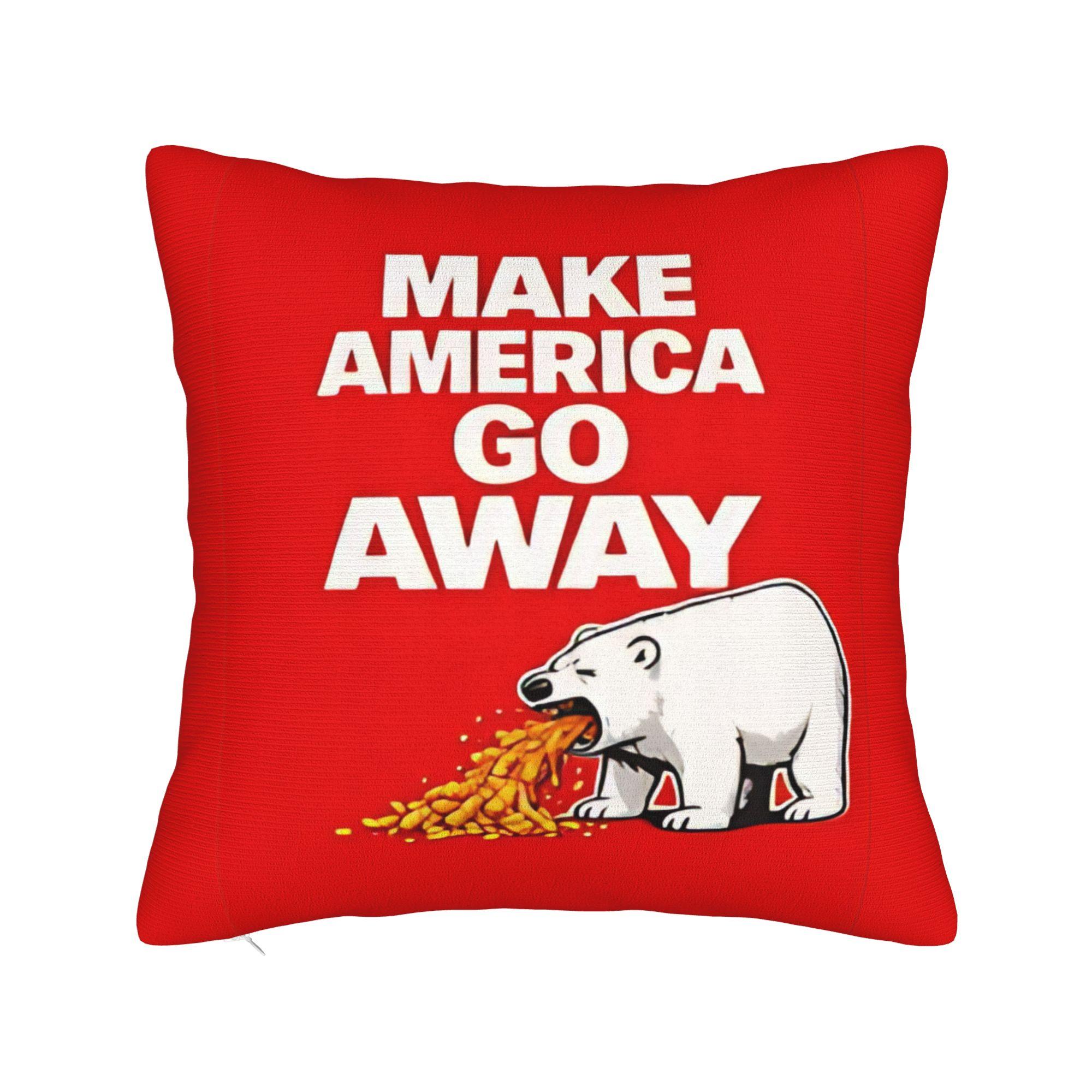 

Nu Det Nu uk Greenland flag Pillowcase Polyester Cushion Cover Gift MAGA Throw Pillow Case Cover Home Zippered 4040cm 30x30cm 12x12in