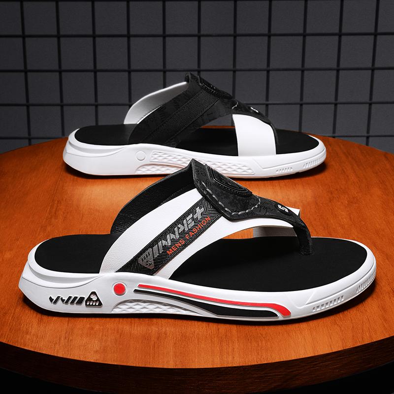 Fashion CYYTL Flip Flops Summer Mens Slippers Casual Shoes Beach Sandals Outdoor Slides Walking Comfort Designer Fashion Leather Luxury