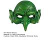 Grüne Hexe Goblin Maske Halloween Halbgesicht Adlernase Zauberin Maske für Cosplay Kostüm Maskerade Partys