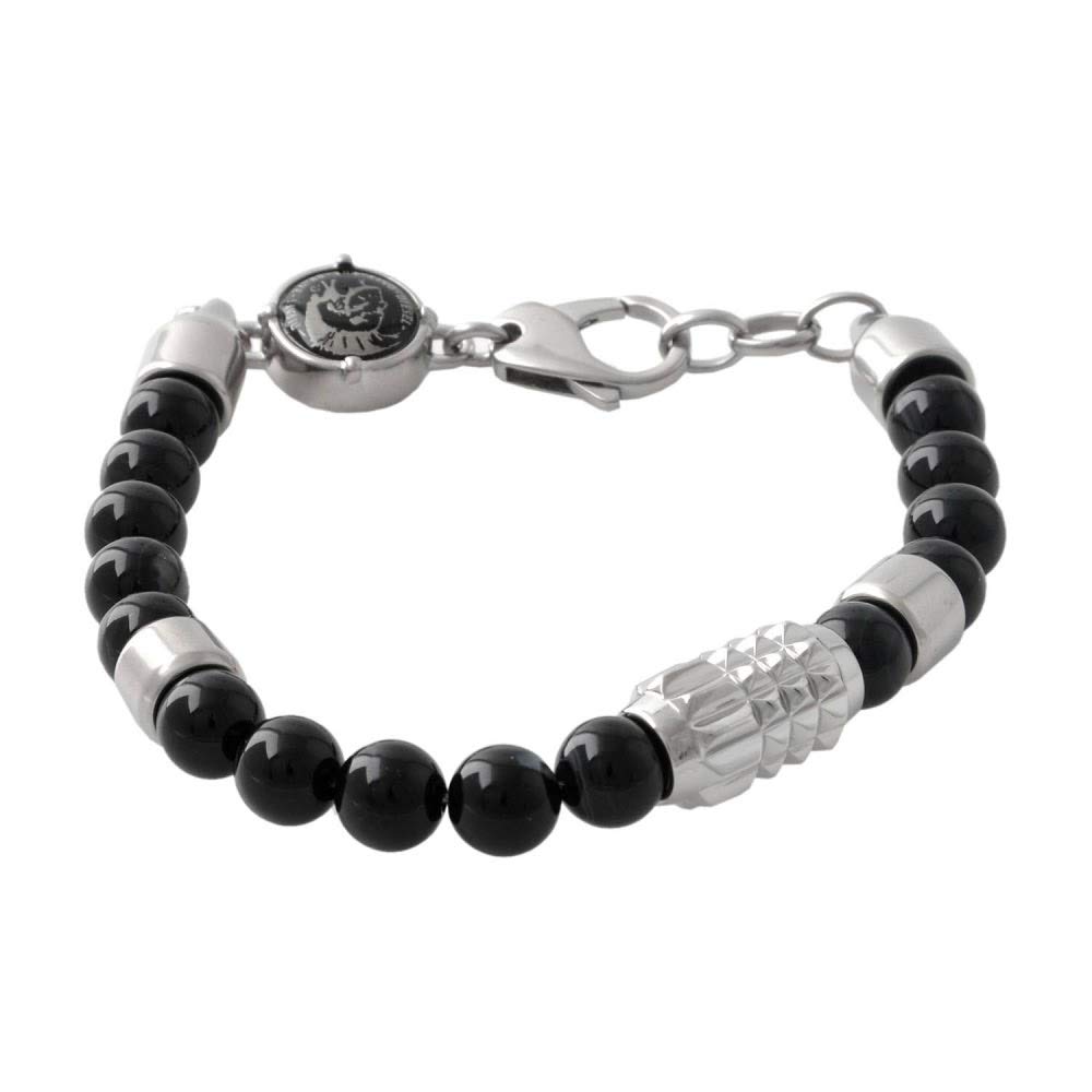 DIESEL DX0847040 Men's Brave Man Mohawk Beaded Bracelet [abde00147m] [Parallel Import]