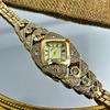 Brand Watch Light Luxury Niche Quartz Women's Watches Retro Full of Diamonds high-end Feeling Ladies Fashion Clock Wristwatches
