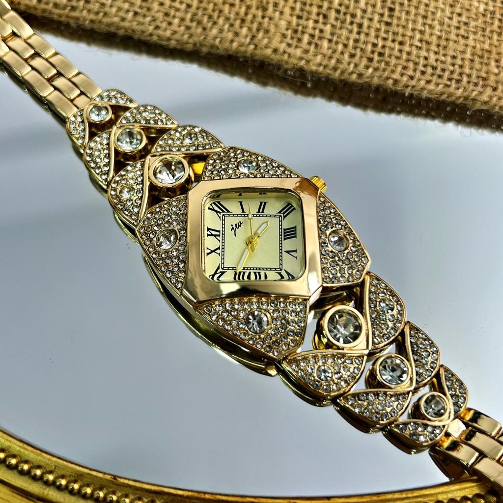 Brand Watch Light Luxury Niche Quartz Women's Watches Retro Full of Diamonds high-end Feeling Ladies Fashion Clock Wristwatches