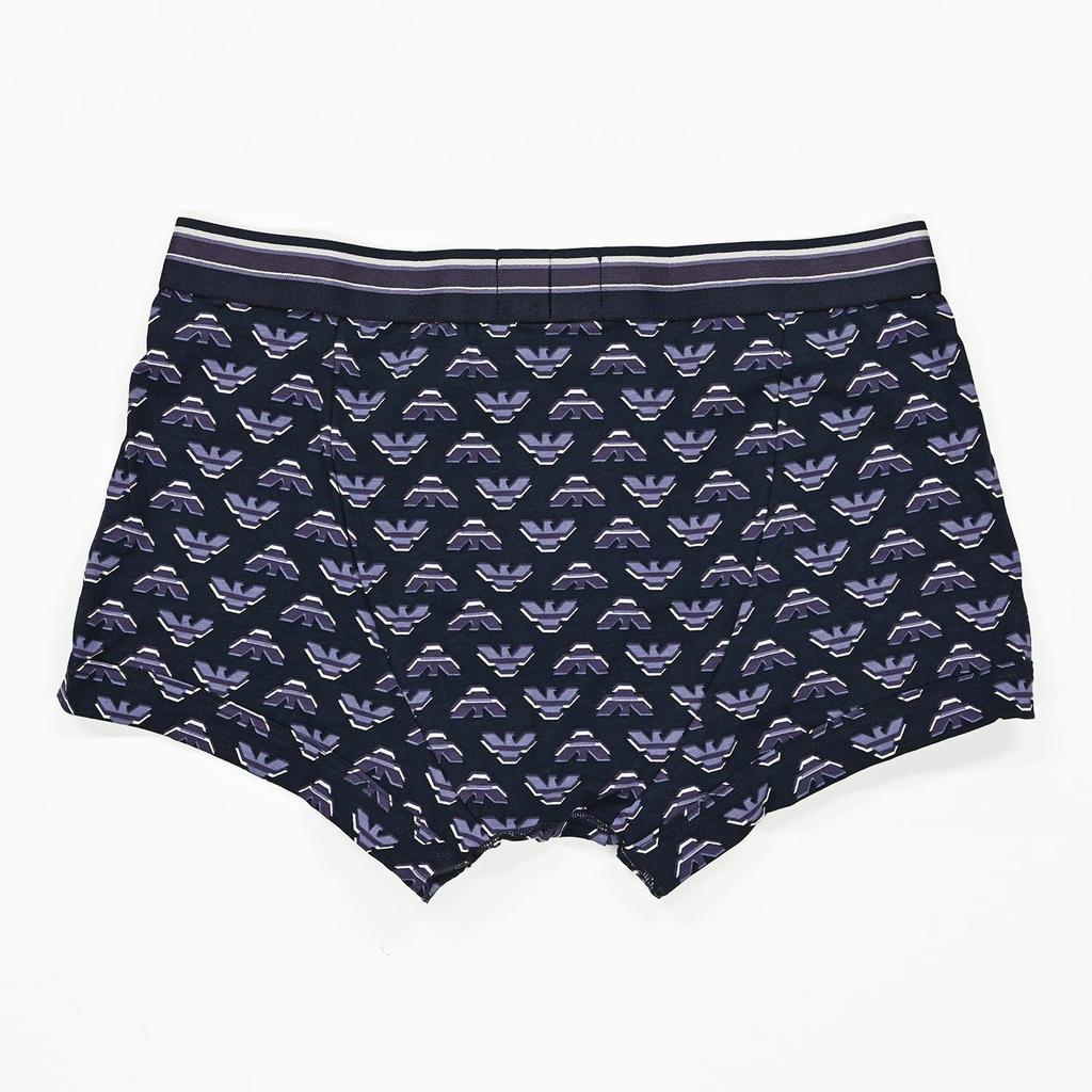 Emporio Armani Eagle Logo Boxer Size EM000231 AF10793 Made in Men's Briefs, L, Purple, FB107, Italy.
