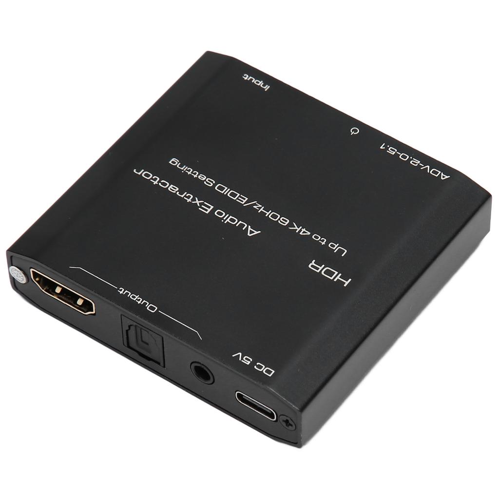 HDR HD Multimedia Interface Sound Extractor Support 4K 60Hz EDID Setting Converter for HDCP Digital