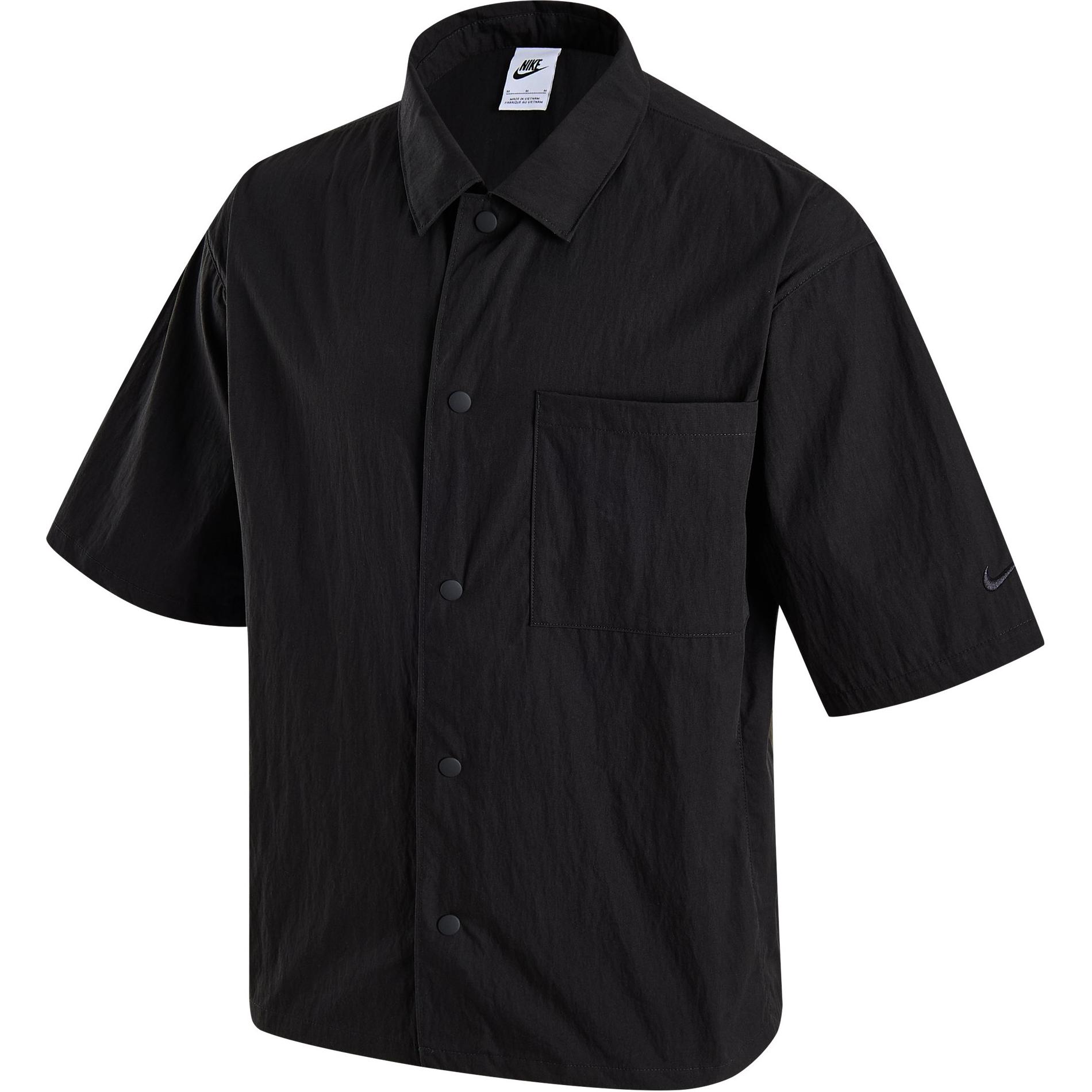 

Nike Sportswear Woven Short-Sleeve Shirt Black FN3250-010 S