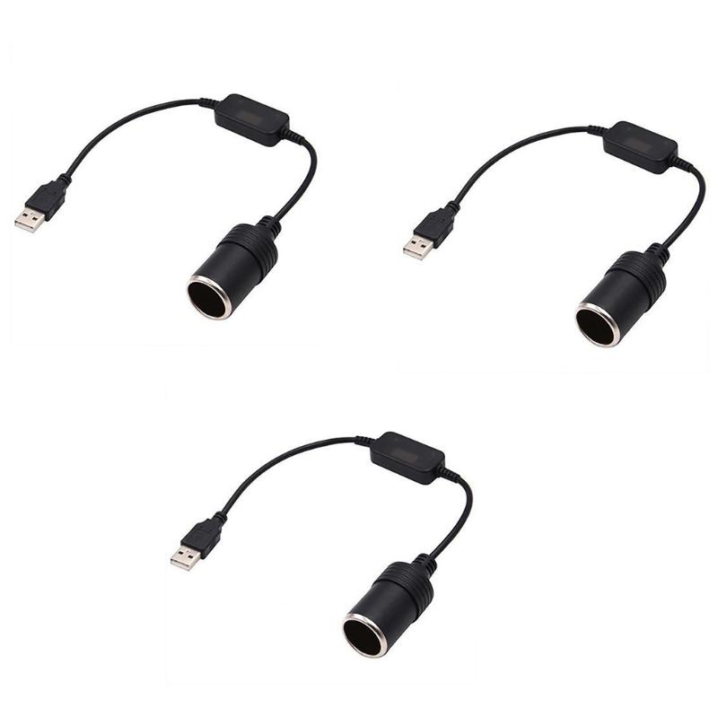 Fast Charge USB Car Cigarette Lighter Universal Car Cigarette Lighter Socket 12V for Driving Recorders Electronic Dogs