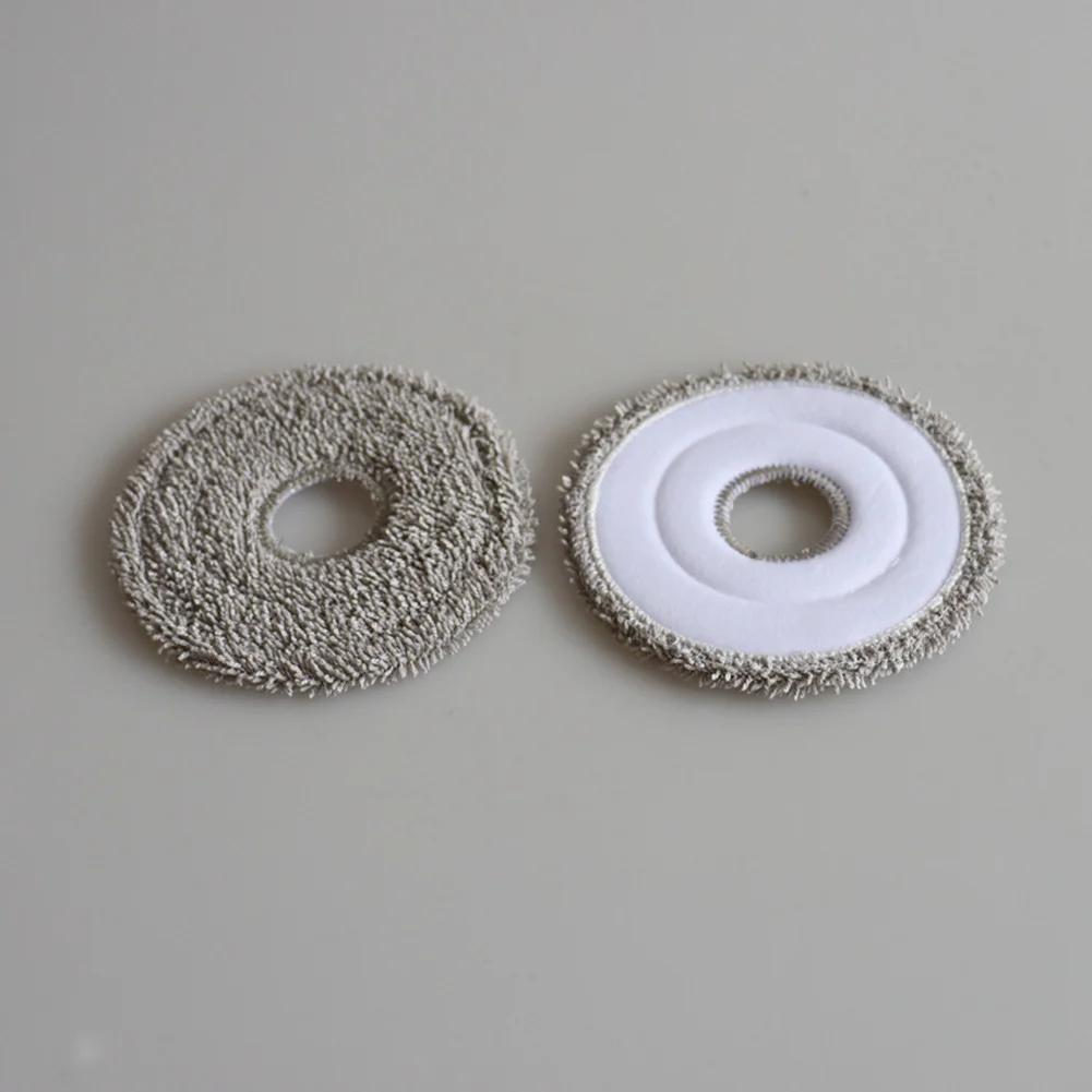 4pcs Microfiber Pads With Cleaning Brush For DREAME L10S Pro Gen 2/forMOVA ForP50 Pro Ultra /forXIAOMI Vacuum Cleaner Mop Pads