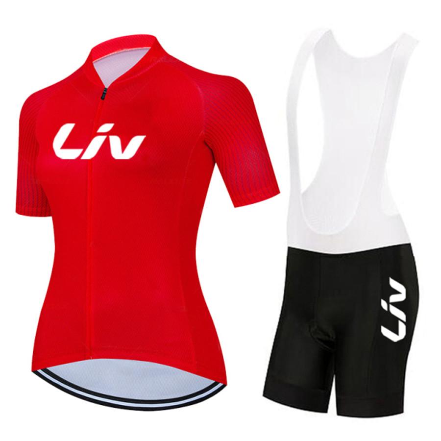 Women LIV Cycling Set Summer Women MTB Bike Cycling Clothing Bicycle Clothes Ropa Ciclismo Cycling Jersey Set 2026 Summer Breathable Cycling Suit