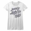 Janis Joplin JJ67 White Junior Women's T-Shirt