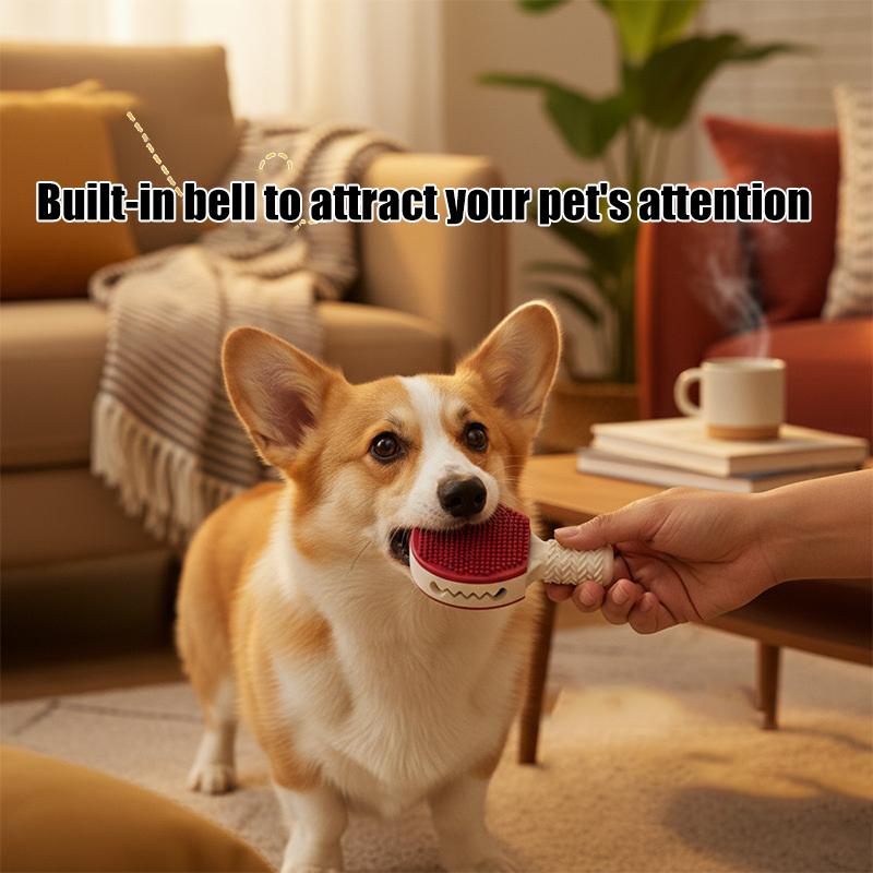 Badminton Shape Bite-Resistant Dog Toy Interactive Chew Toy Relieves Boredom Teeth Grinding Stick Puzzle For Dogs Self-Fun